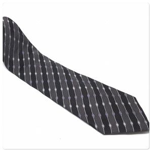 Calvin Klein Neck Tie Striped Design Black & Gray